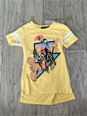 Cruel Girls xs/4-5 western tee shirt